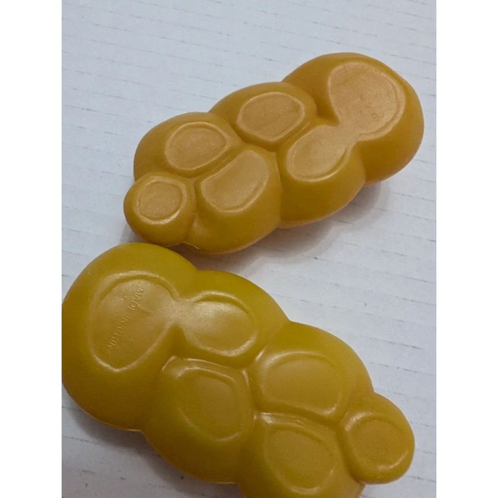 Play Pretend blown plastic food lot‎ 11 waffles fruit bagels fry unbranded